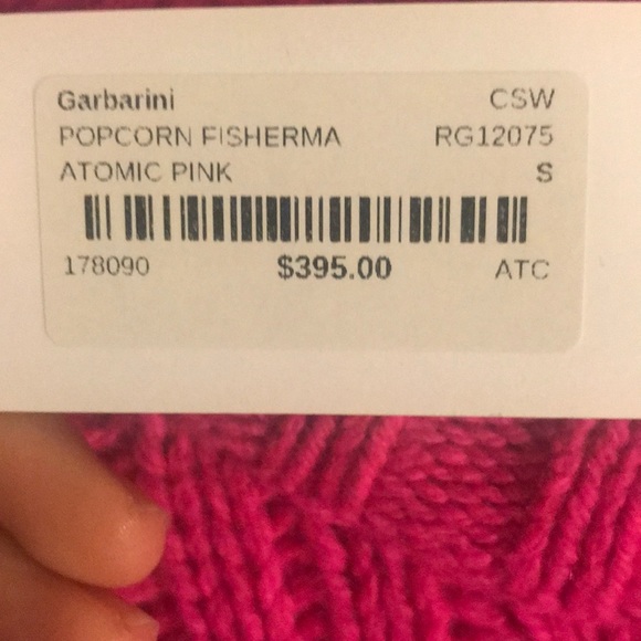 NWT Autumn Cashmere Popcorn Sweater in Atomic Pink - Picture 3 of 4